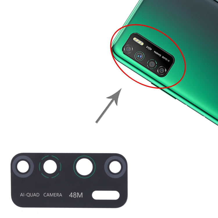 For Infinix Note 7 Lite X656 10pcs Back Camera Lens - Camera Parts by PMc TechLife | Online Shopping South Africa | PMc TechLife | Buy Now Pay Later Mobicred