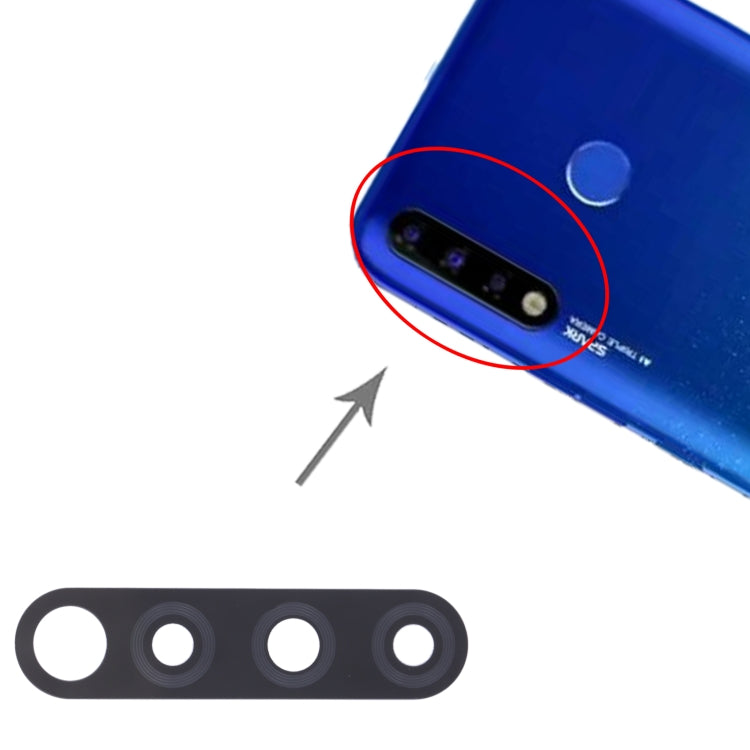 For Tecno Spark 4 KC8 10pcs Back Camera Lens - Camera Parts by PMc TechLife | Online Shopping South Africa | PMc TechLife | Buy Now Pay Later Mobicred
