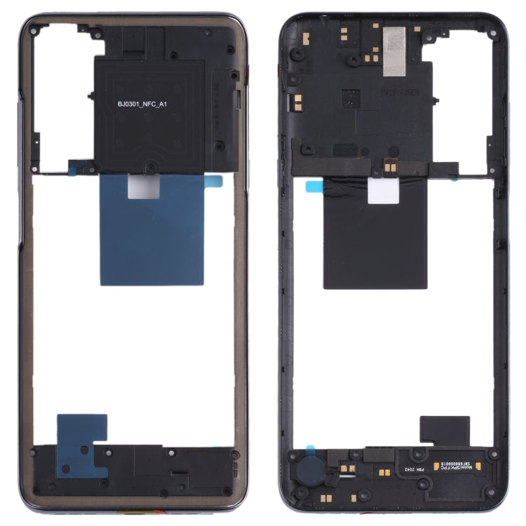 Original Middle Frame Bezel Plate for TCL 20L / 20 Lite T774H, T774B (Black) - For TCL by PMC TechLife | Online Shopping South Africa | PMC TechLife | Buy Now Pay Later Mobicred