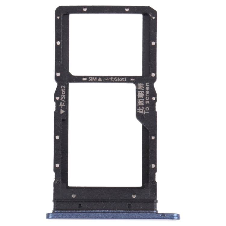 SIM Card Tray + SIM Card Tray / Micro SD Card Tray for Honor play 5T (Blue) - free shipping - PMc TechLife - Order now!