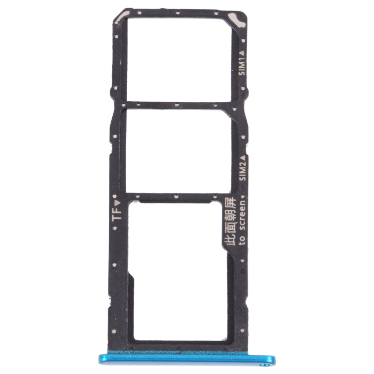 SIM Card Tray + SIM Card Tray + Micro SD Card Tray for Honor 9A(Green) - Card Socket by PMc TechLife | Online Shopping South Africa | PMc TechLife | Buy Now Pay Later Mobicred