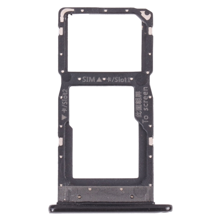 SIM Card Tray + SIM Card Tray / Micro SD Card Tray for Huawei P Smart (2019) (Black) - Card Socket by PMc TechLife | Online Shopping South Africa | PMc TechLife | Buy Now Pay Later Mobicred