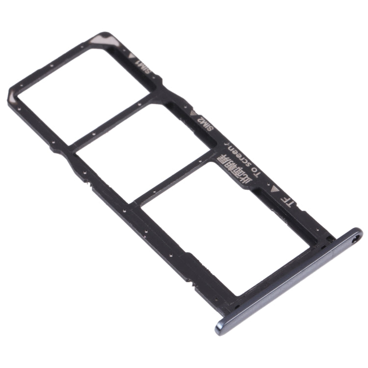 SIM Card Tray + SIM Card Tray + Micro SD Card Tray for Huawei Y6 Prime (2018) (Black) - Card Socket by PMc TechLife | Online Shopping South Africa | PMc TechLife | Buy Now Pay Later Mobicred