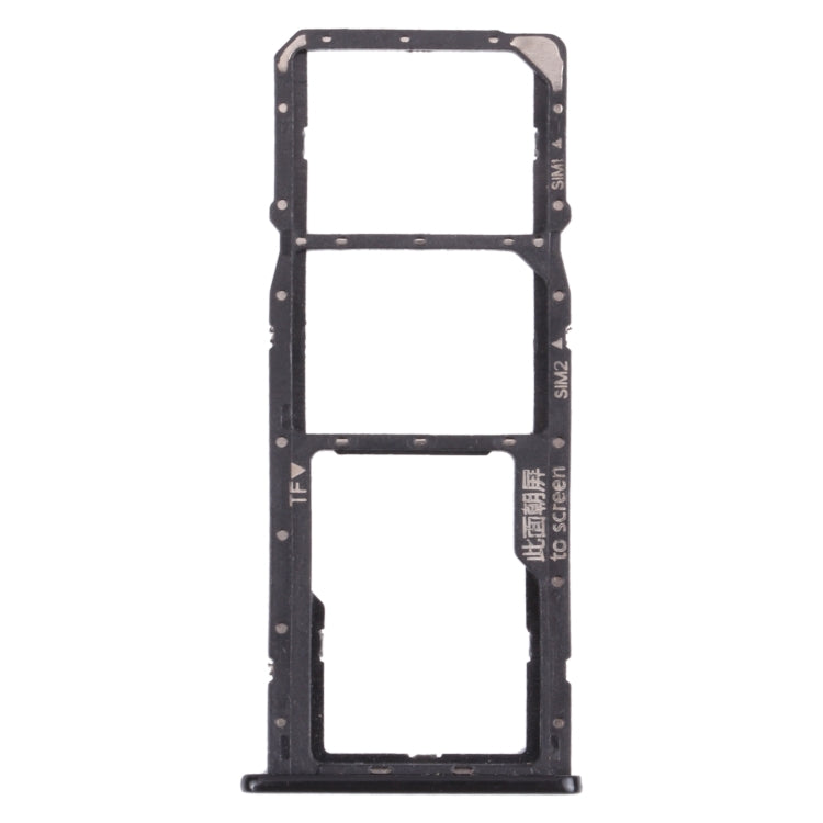 SIM Card Tray + SIM Card Tray + Micro SD Card Tray for Huawei Y7 (2018) (Black) - Card Socket by PMc TechLife | Online Shopping South Africa | PMc TechLife | Buy Now Pay Later Mobicred