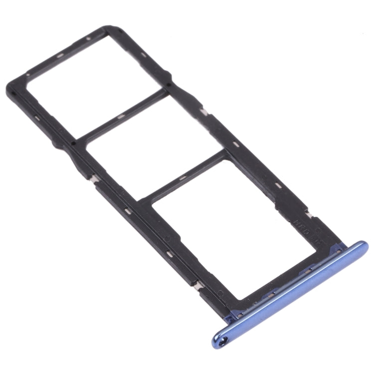 SIM Card Tray + SIM Card Tray + Micro SD Card Tray for Huawei Y6 (2018) (Blue) - Card Socket by PMc TechLife | Online Shopping South Africa | PMc TechLife | Buy Now Pay Later Mobicred