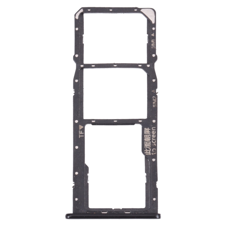 SIM Card Tray + SIM Card Tray + Micro SD Card Tray for Huawei Enjoy 8 (Black) - Card Socket by PMc TechLife | Online Shopping South Africa | PMc TechLife | Buy Now Pay Later Mobicred