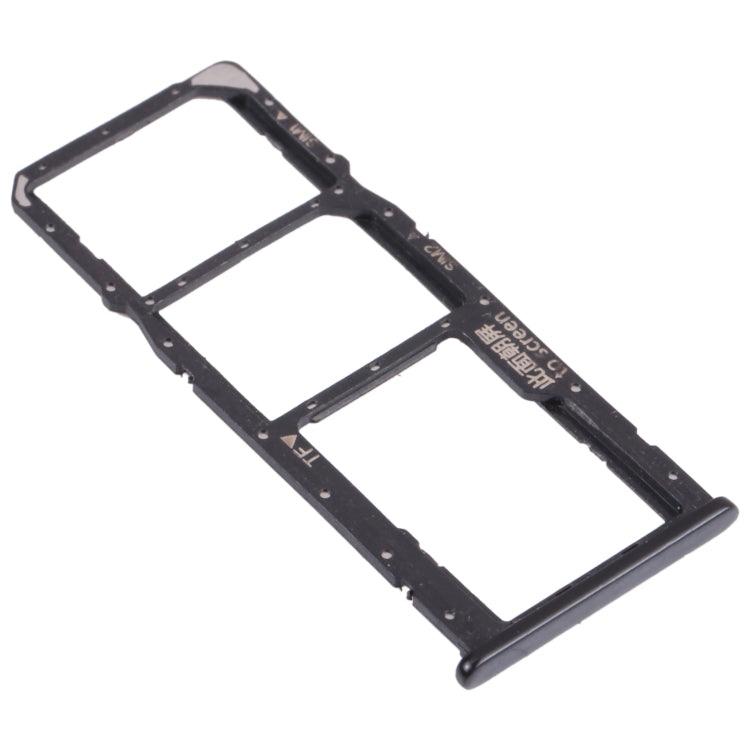 SIM Card Tray + SIM Card Tray + Micro SD Card Tray for Huawei Enjoy 8 (Black) - Card Socket by PMc TechLife | Online Shopping South Africa | PMc TechLife | Buy Now Pay Later Mobicred