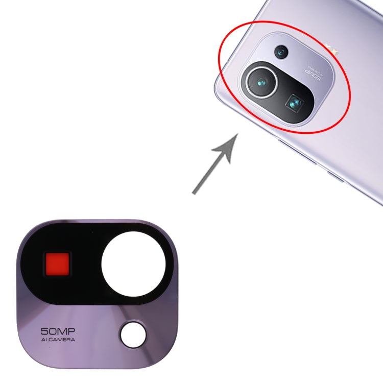 Back Camera Lens for Xiaomi Mi 11 Pro M2102K1AC (Purple) - free shipping - PMc TechLife - Order now!
