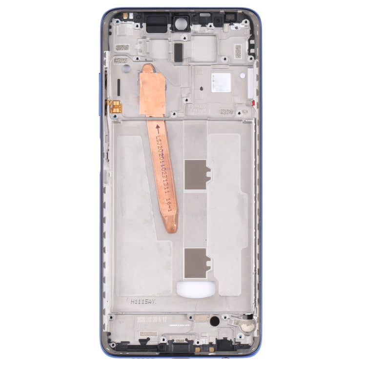 Original Middle Frame Bezel Plate for Xiaomi Poco X3 (Blue) - Frame Bezel Plate by PMC Jewellery | Online Shopping South Africa | PMC Jewellery | Buy Now Pay Later Mobicred