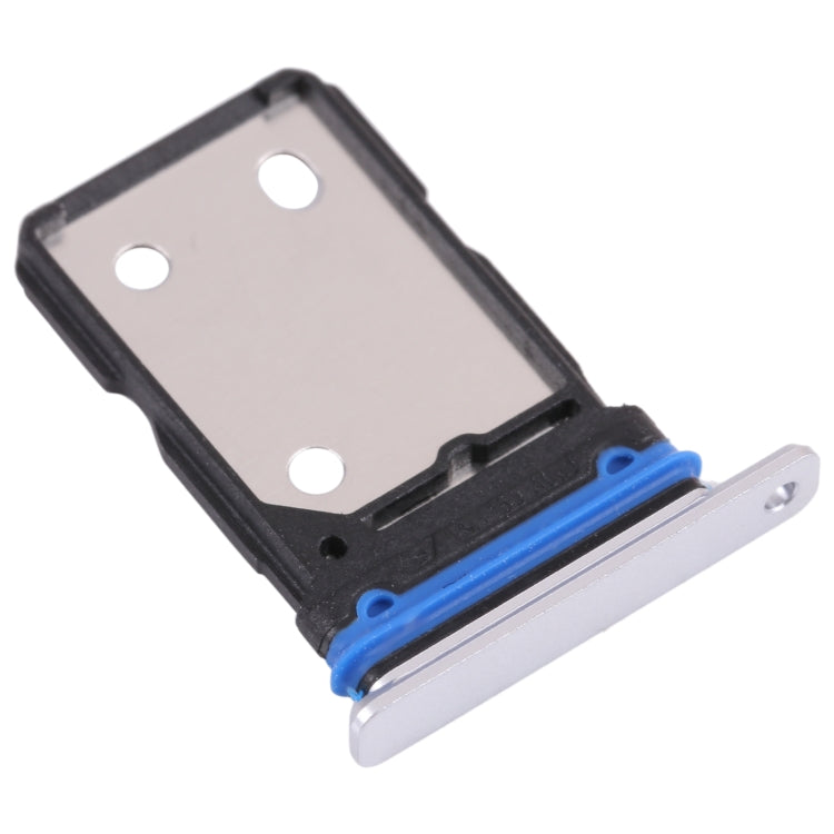 For vivo iQOO 8 Pro SIM Card Tray + SIM Card Tray (White) - Card Socket by PMc TechLife | Online Shopping South Africa | PMc TechLife | Buy Now Pay Later Mobicred