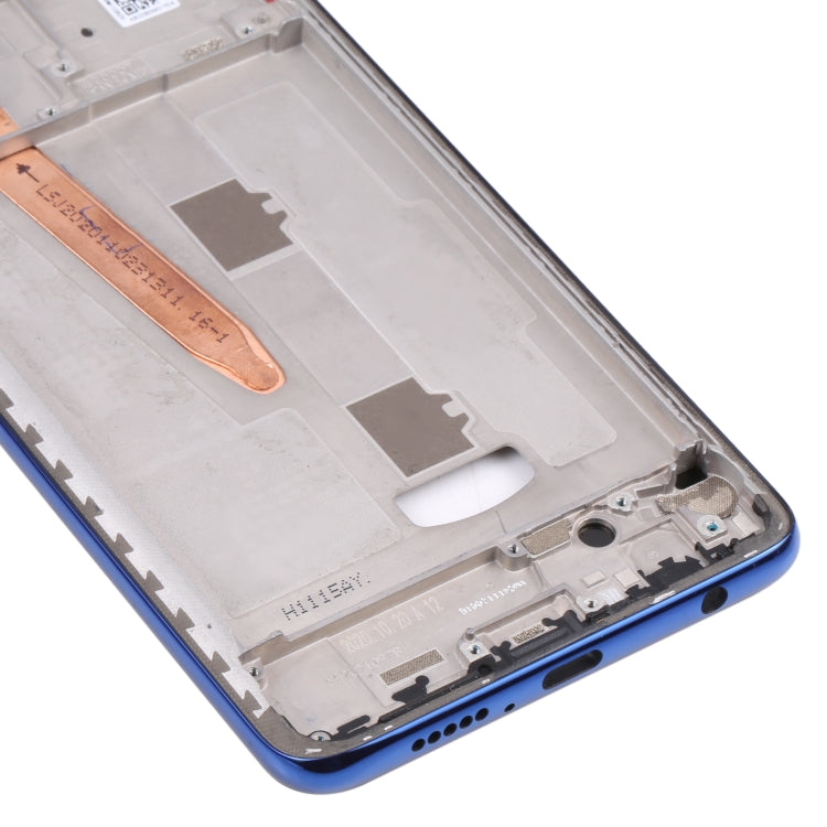 Original Middle Frame Bezel Plate for Xiaomi Poco X3 Pro (Blue) - Frame Bezel Plate by PMC TechLife | Online Shopping South Africa | PMC TechLife | Buy Now Pay Later Mobicred