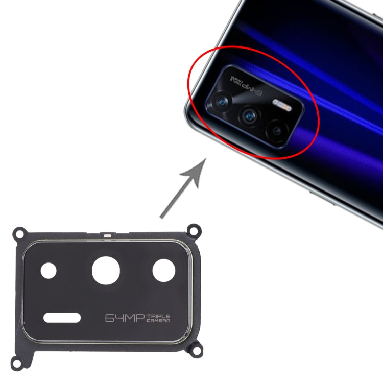 For OPPO Realme GT 5G RMX2202  Camera Lens Cover (Gold) - Camera Series by PMc TechLife | Online Shopping South Africa | PMc TechLife | Buy Now Pay Later Mobicred