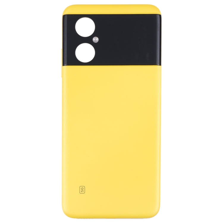 Original Battery Back Cover for Xiaomi Poco M4 5G / Poco M4 5G (India) / Redmi Note 11R(Yellow) - Back Cover by PMC Jewellery | Online Shopping South Africa | PMC Jewellery | Buy Now Pay Later Mobicred