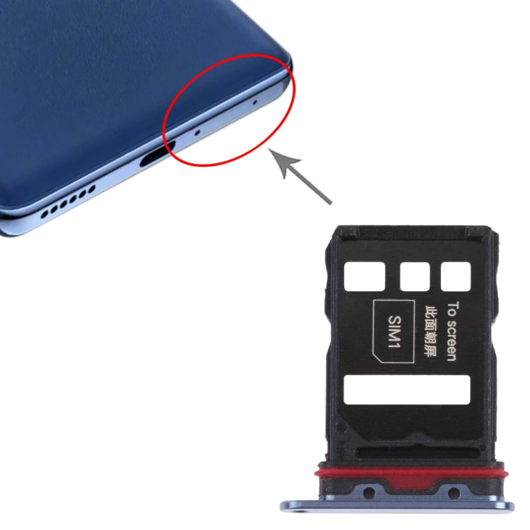SIM Card Tray + SIM Card Tray for Honor Magic3 (Blue) - Card Socket by PMc TechLife | Online Shopping South Africa | PMc TechLife | Buy Now Pay Later Mobicred