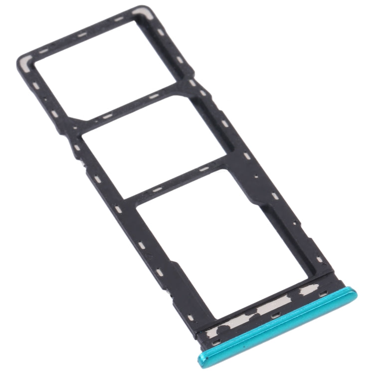 For Infinix Hot 10 Lite X657B SIM Card Tray + SIM Card Tray + Micro SD Card Tray (Green) - Card Tray by PMc TechLife | Online Shopping South Africa | PMc TechLife | Buy Now Pay Later Mobicred