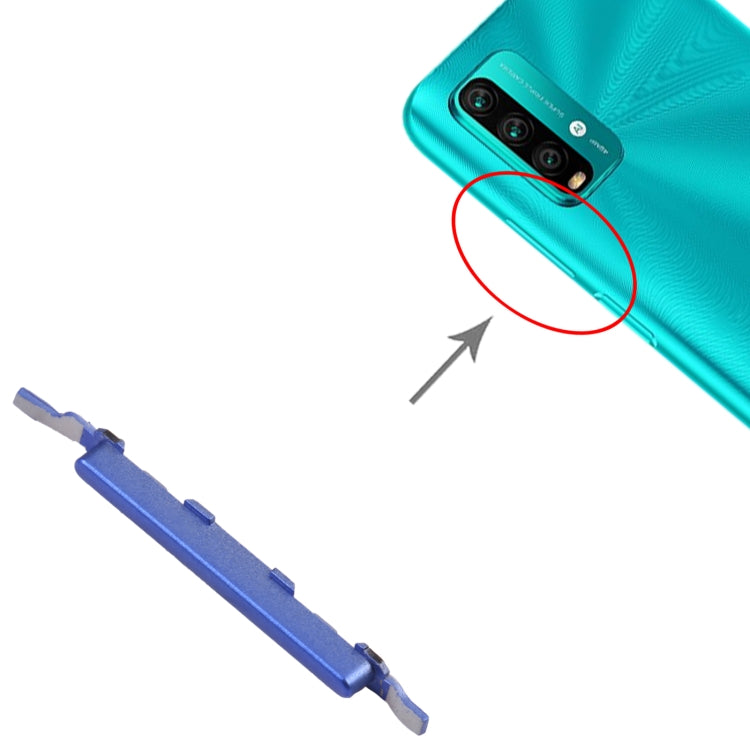 Volume Control Button for Xiaomi Redmi Note 9 4G/Redmi 9T/Redmi 9 Power (Blue) - Home key & Side Key by PMc TechLife | Online Shopping South Africa | PMc TechLife | Buy Now Pay Later Mobicred