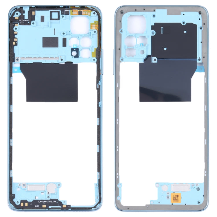 Original Middle Frame Bezel Plate for Xiaomi Redmi Note 11 Pro 4G 2201116TG 2201116TI(Baby Blue) - Frame Bezel Plate by PMC TechLife | Online Shopping South Africa | PMC TechLife | Buy Now Pay Later Mobicred