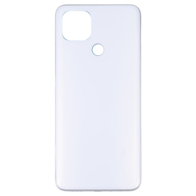 For OPPO A15/A15S/A35 Battery Back Cover with Middle Frame (White) - Back Cover by PMC Jewellery | Online Shopping South Africa | PMC Jewellery | Buy Now Pay Later Mobicred