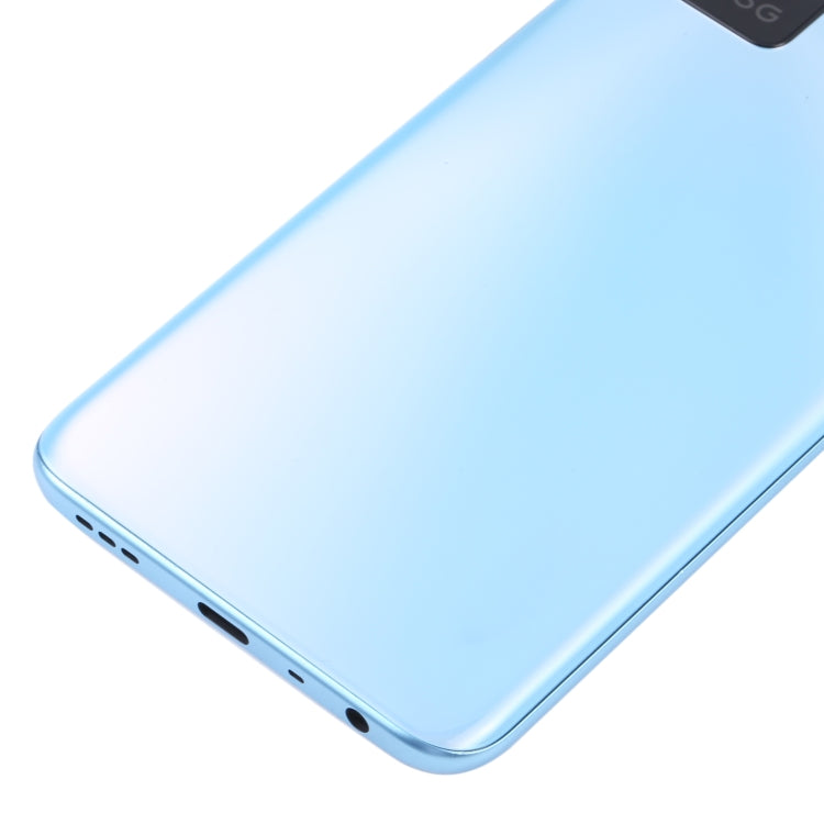 For OPPO A56 5G Battery Back Cover with Middle Frame (Blue) - Back Cover by PMC TechLife | Online Shopping South Africa | PMC TechLife | Buy Now Pay Later Mobicred