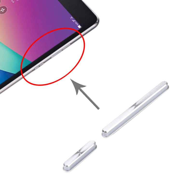 For Asus ZenPad Z8s ZT582KL P00J Original Power Button and Volume Control Button(Silver) - Others by PMC TechLife | Online Shopping South Africa | PMC TechLife | Buy Now Pay Later Mobicred