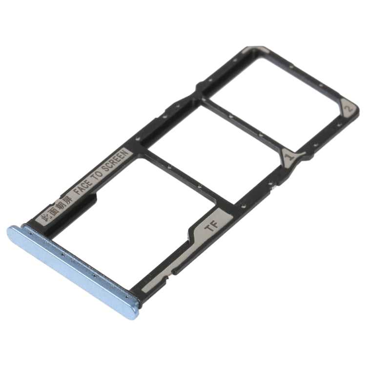 SIM Card Tray + SIM Card Tray + Micro SD Card Tray For Xiaomi Redmi Note 11E (Blue) - Card Tray by PMc TechLife | Online Shopping South Africa | PMc TechLife | Buy Now Pay Later Mobicred