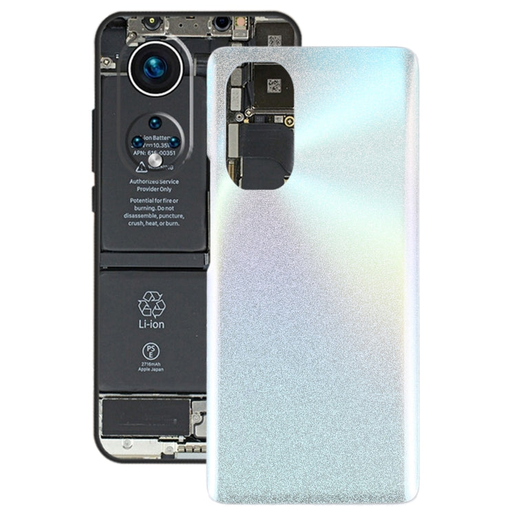 For Honor 50 Pro Battery Back Cover(Silver) - Back Cover by PMc TechLife | Online Shopping South Africa | PMc TechLife | Buy Now Pay Later Mobicred