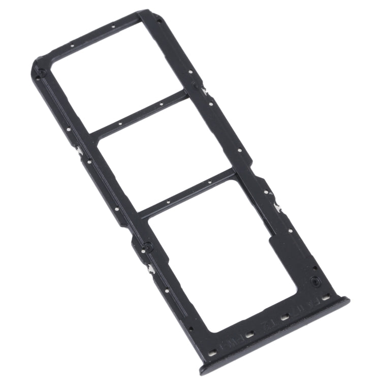 For OPPO A52 4G SIM Card Tray + SIM Card Tray + Micro SD Card Tray (Black) - Card Socket by PMc TechLife | Online Shopping South Africa | PMc TechLife | Buy Now Pay Later Mobicred