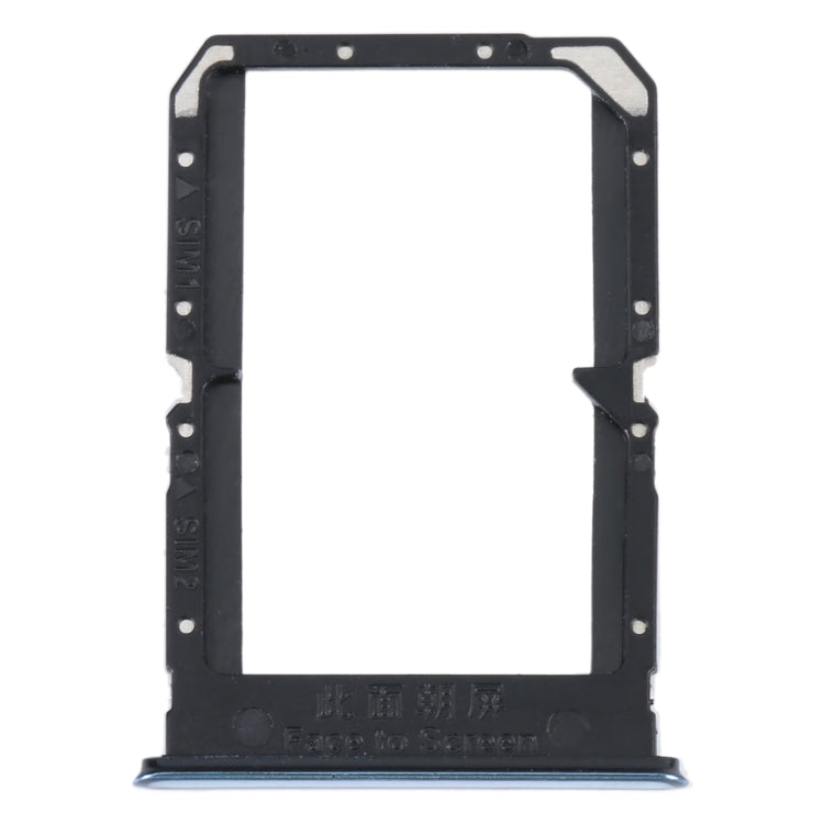 For OPPO Reno5 4G SIM Card Tray + SIM Card Tray (Silver) - Card Socket by PMc TechLife | Online Shopping South Africa | PMc TechLife | Buy Now Pay Later Mobicred