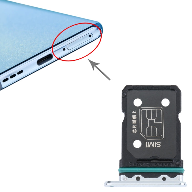 For OPPO Reno6 Pro+ 5G SIM Card Tray + SIM Card Tray (Gold) - Card Socket by PMc TechLife | Online Shopping South Africa | PMc TechLife | Buy Now Pay Later Mobicred
