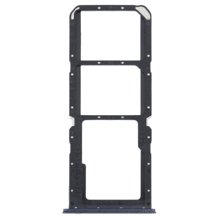 For OPPO K9x SIM Card Tray + SIM Card Tray + Micro SD Card Tray (Black) - Card Socket by PMc TechLife | Online Shopping South Africa | PMc TechLife | Buy Now Pay Later Mobicred