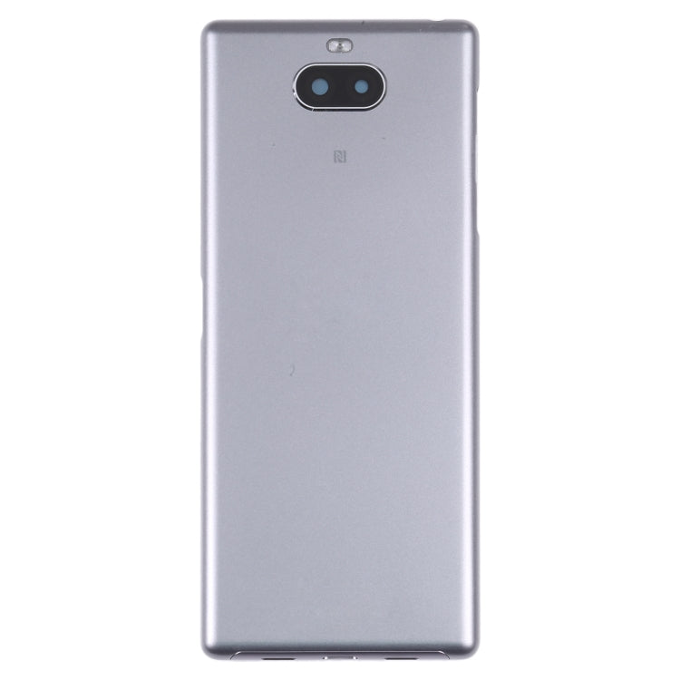 For Sony Xperia 10 Original Battery Back Cover(Silver) - Back Cover by PMC TechLife | Online Shopping South Africa | PMC TechLife | Buy Now Pay Later Mobicred