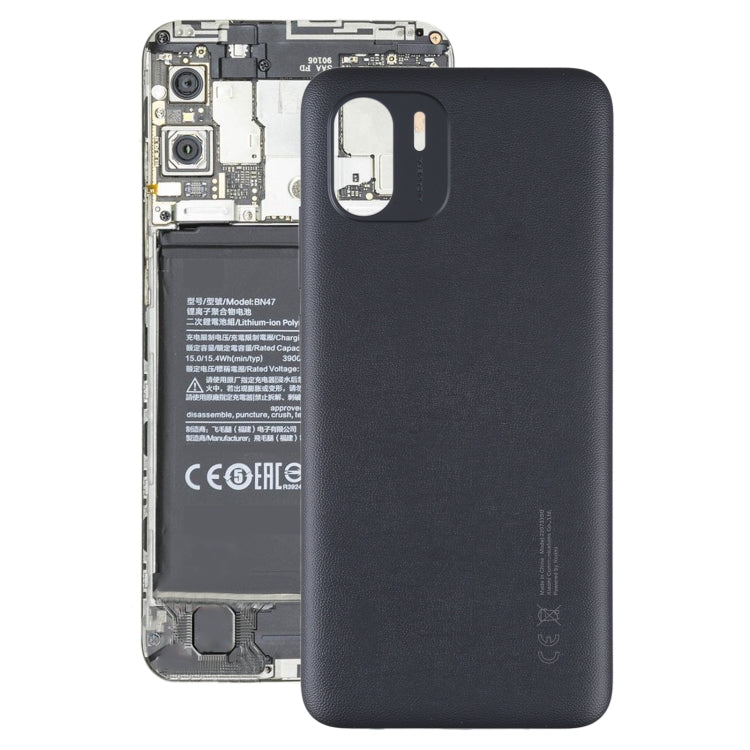 For Xiaomi Redmi A1 / Redmi A1+ Original Battery Back Cover(Black) - Back Cover by PMC TechLife | Online Shopping South Africa | PMC TechLife