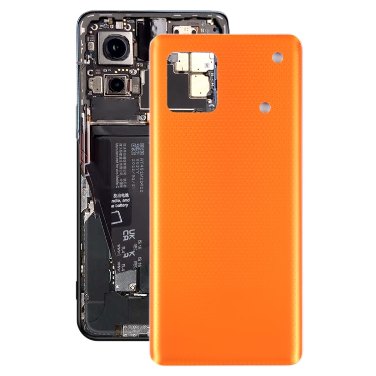 For vivo iQOO 9 OEM Glass Battery Back Cover(Orange) - Back Cover by PMC Jewellery | Online Shopping South Africa | PMC Jewellery