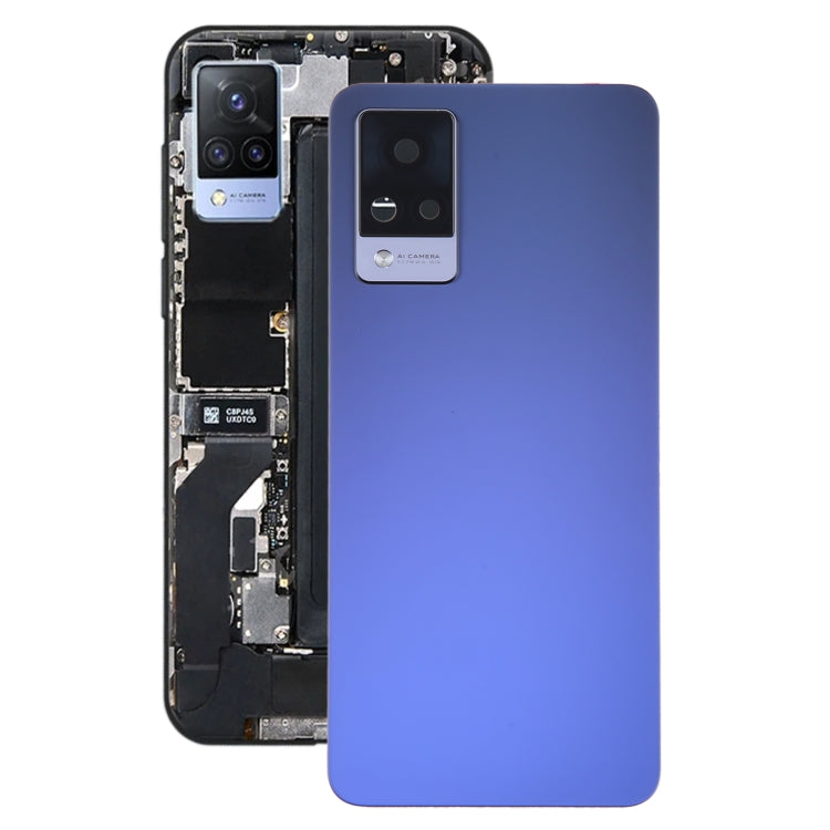 For vivo V21 Original Battery Back Cover with Camera Lens Cover(Blue) - free shipping - PMC TechLife - Order now!