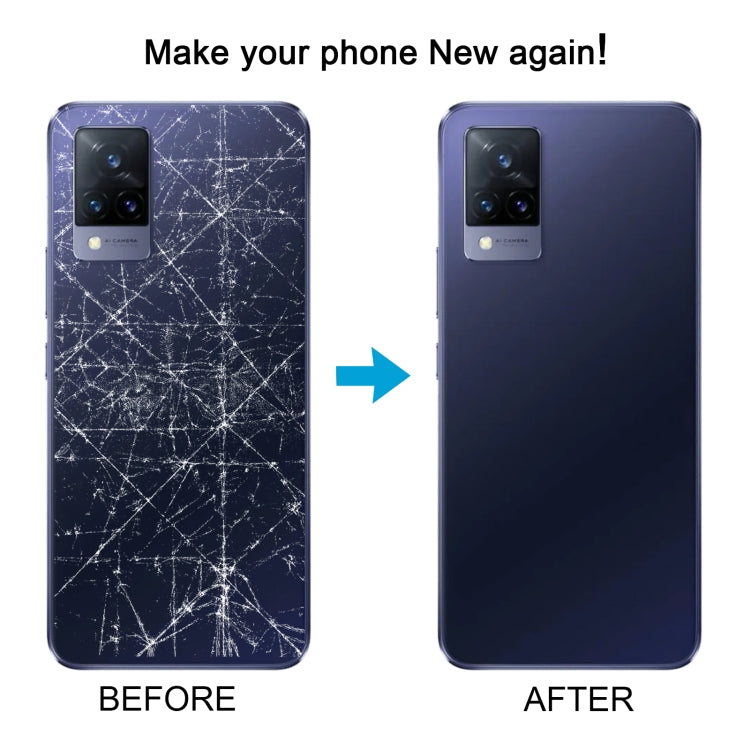 For vivo V21 Original Battery Back Cover with Camera Lens Cover(Blue) - free shipping - PMC TechLife - Order now!