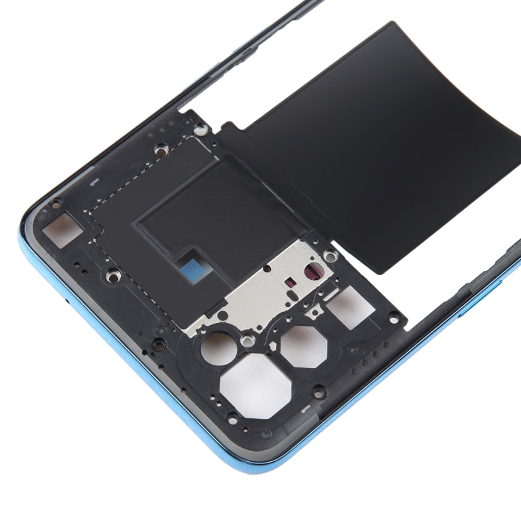 For OPPO Find X3 Lite Original Middle Frame Bezel Plate (Blue) - Frame Bezel Plate by PMC TechLife | Online Shopping South Africa | PMC TechLife