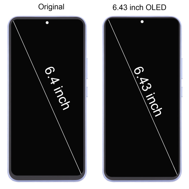 For Samsung Galaxy A54 5G SM-A546 6.43 inch OLED LCD Screen Digitizer Full Assembly with Frame (Green) - free shipping - PMc TechLife - Order now!
