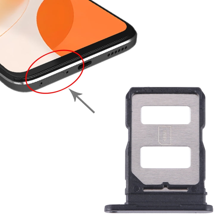 For Huawei nova Y91 SIM Card Tray (Black) - Card Socket by PMC TechLife | Online Shopping South Africa | PMC TechLife