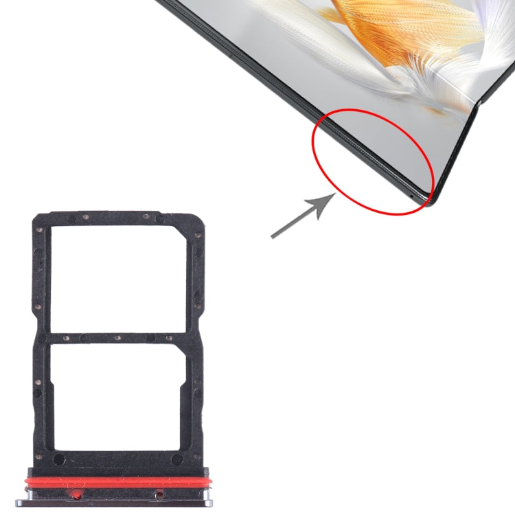 For Huawei Mate X3 SIM + SIM Card Tray (Black) - Card Socket by PMc TechLife | Online Shopping South Africa | PMc TechLife | Buy Now Pay Later Mobicred