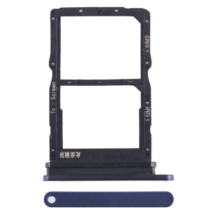 For Honor V40 Lite SIM + SIM Card Tray (Blue) - Card Socket by PMc TechLife | Online Shopping South Africa | PMc TechLife | Buy Now Pay Later Mobicred