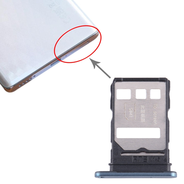 For Honor 70 Pro SIM + SIM Card Tray (Green) - Card Socket by PMc TechLife | Online Shopping South Africa | PMc TechLife | Buy Now Pay Later Mobicred