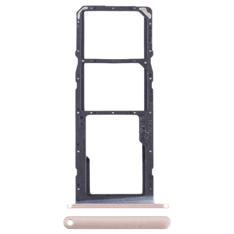 For Honor X10 Lite SIM + SIM + Micro SD Card Tray (Gold) - Card Socket by PMc TechLife | Online Shopping South Africa | PMc TechLife | Buy Now Pay Later Mobicred