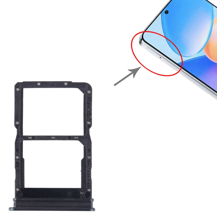 For Honor X40i SIM + SIM Card Tray (Green) - Card Socket by PMc TechLife | Online Shopping South Africa | PMc TechLife | Buy Now Pay Later Mobicred