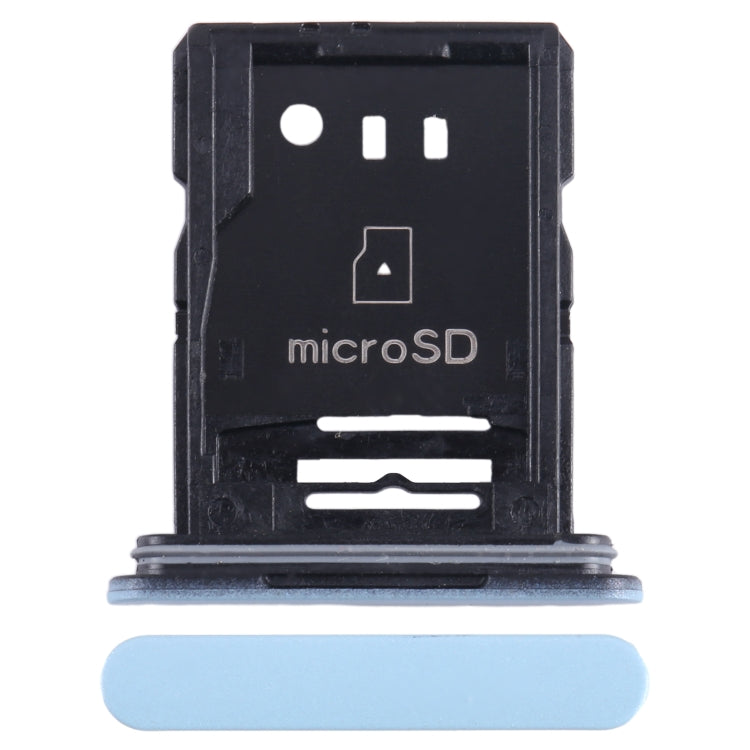 For Sony Xperia Ace II Original SIM + Micro SD Card Tray (Blue) - Card Tray by PMC TechLife | Online Shopping South Africa | PMC TechLife