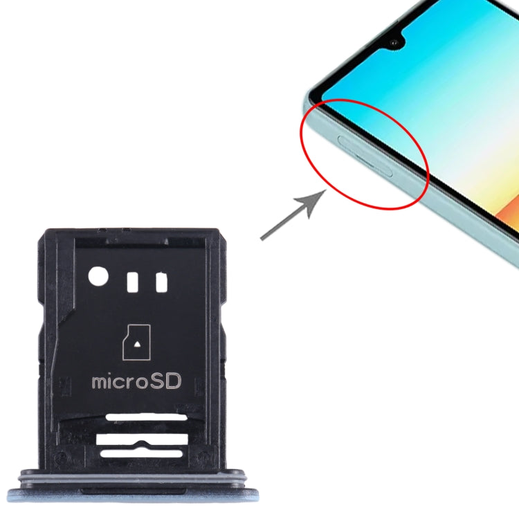 For Sony Xperia Ace II Original SIM + Micro SD Card Tray (Blue) - Card Tray by PMC TechLife | Online Shopping South Africa | PMC TechLife