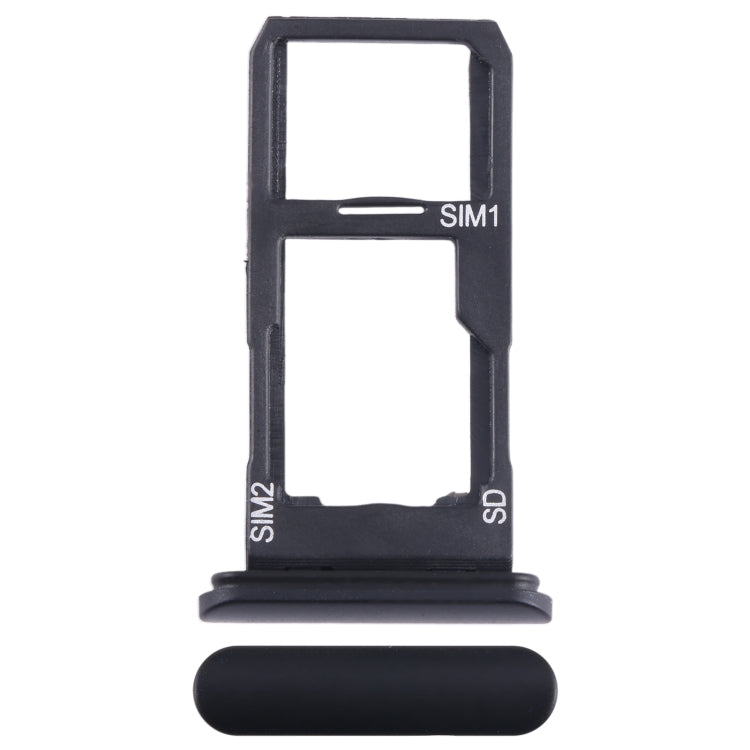 For Sony Xperia 10 II Original SIM + SIM / Micro SD Card Tray (Black) - Card Tray by PMC TechLife | Online Shopping South Africa | PMC TechLife