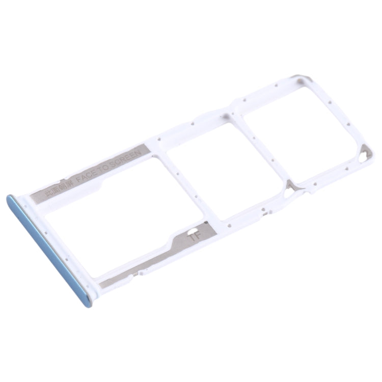 For Xiaomi Poco M4 Pro SIM Card Tray + SIM Card Tray + Micro SD Card Tray (Baby Blue) - Card Tray by PMC Jewellery | Online Shopping South Africa | PMC Jewellery