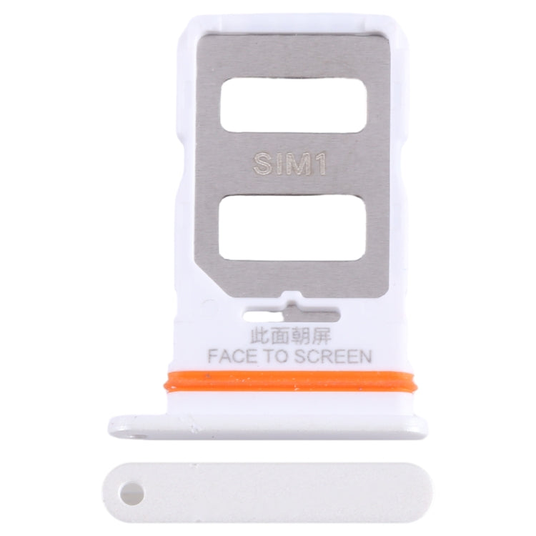 For Xiaomi Poco X5 Pro SIM Card Tray + SIM Card Tray (White) - Card Tray by PMC TechLife | Online Shopping South Africa | PMC TechLife