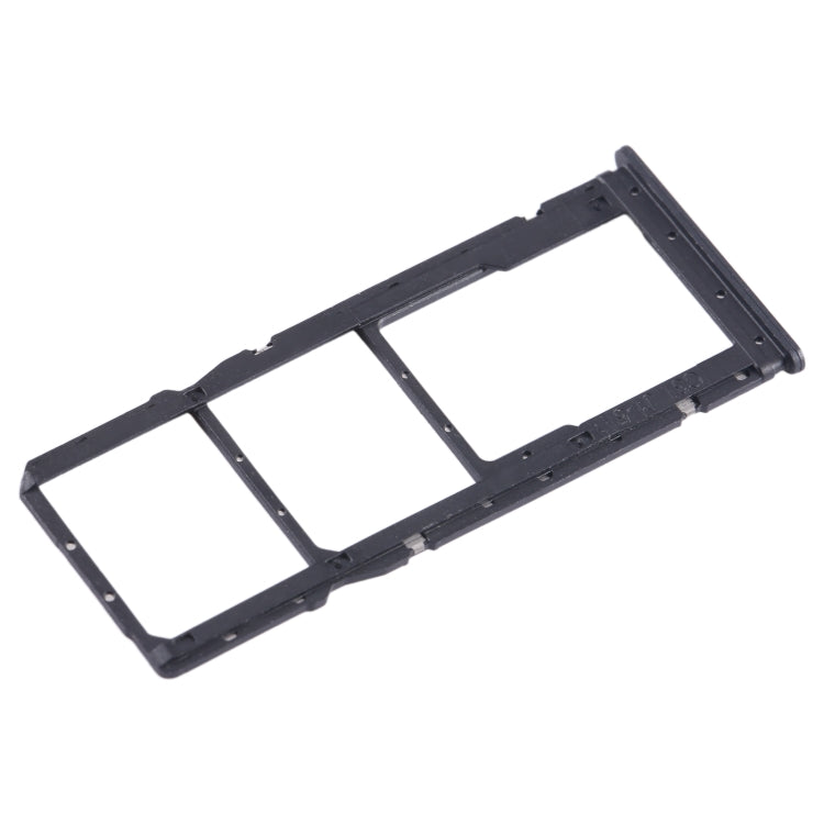 For Xiaomi Poco C55 SIM Card Tray + SIM Card Tray + Micro SD Card Tray (Black) - Card Tray by PMC TechLife | Online Shopping South Africa | PMC TechLife