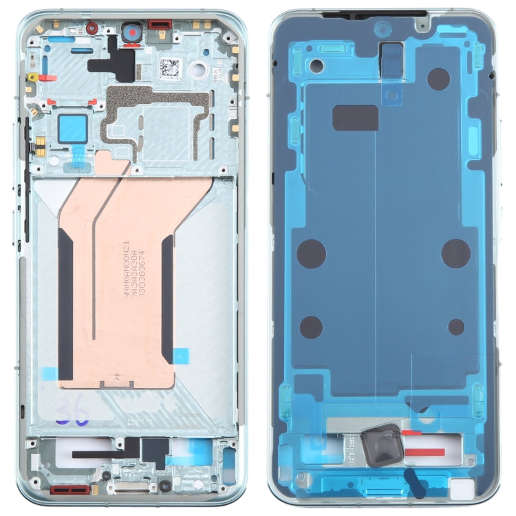 For Xiaomi 14 Original Front Housing LCD Frame Bezel Plate (Green) - Frame Bezel Plate by PMC TechLife | Online Shopping South Africa | PMC TechLife